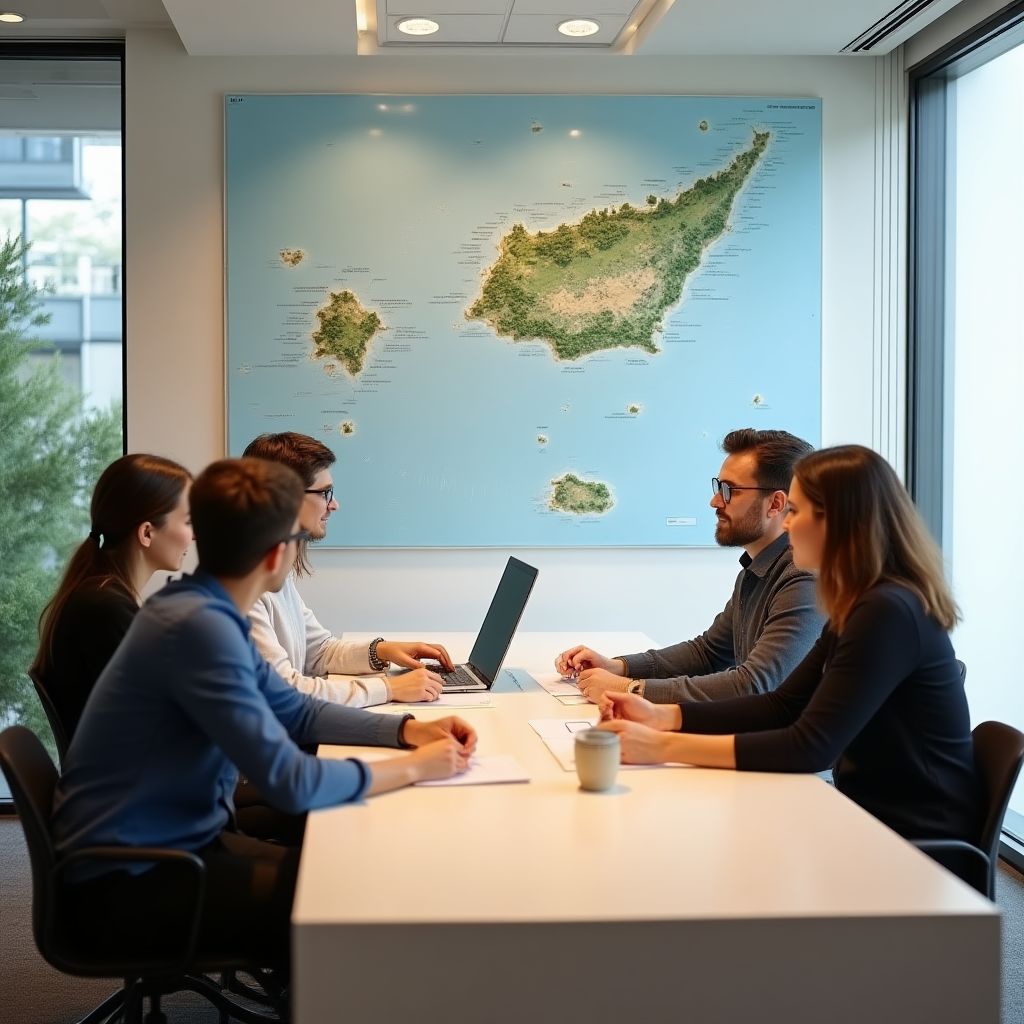 Reunión estratégica del equipo de Spanish Islands