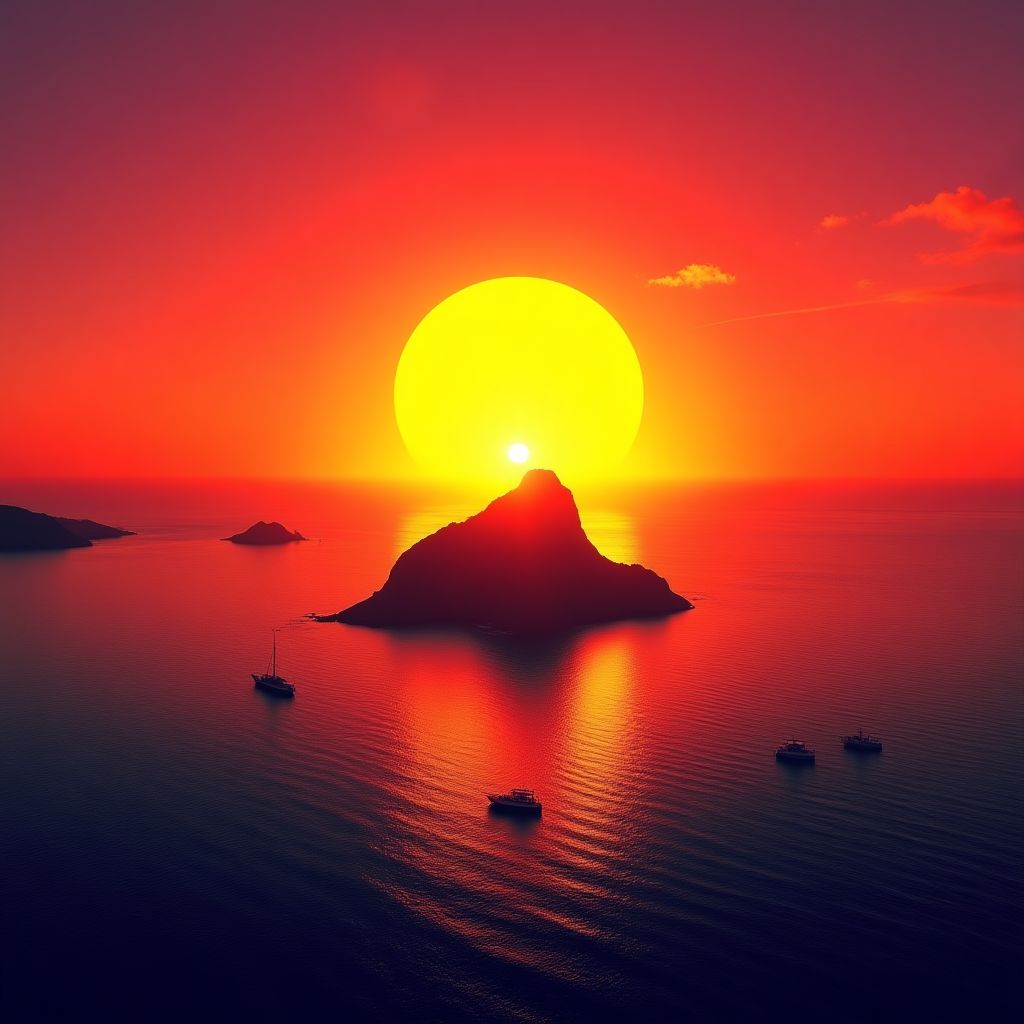 Atardecer en Ibiza