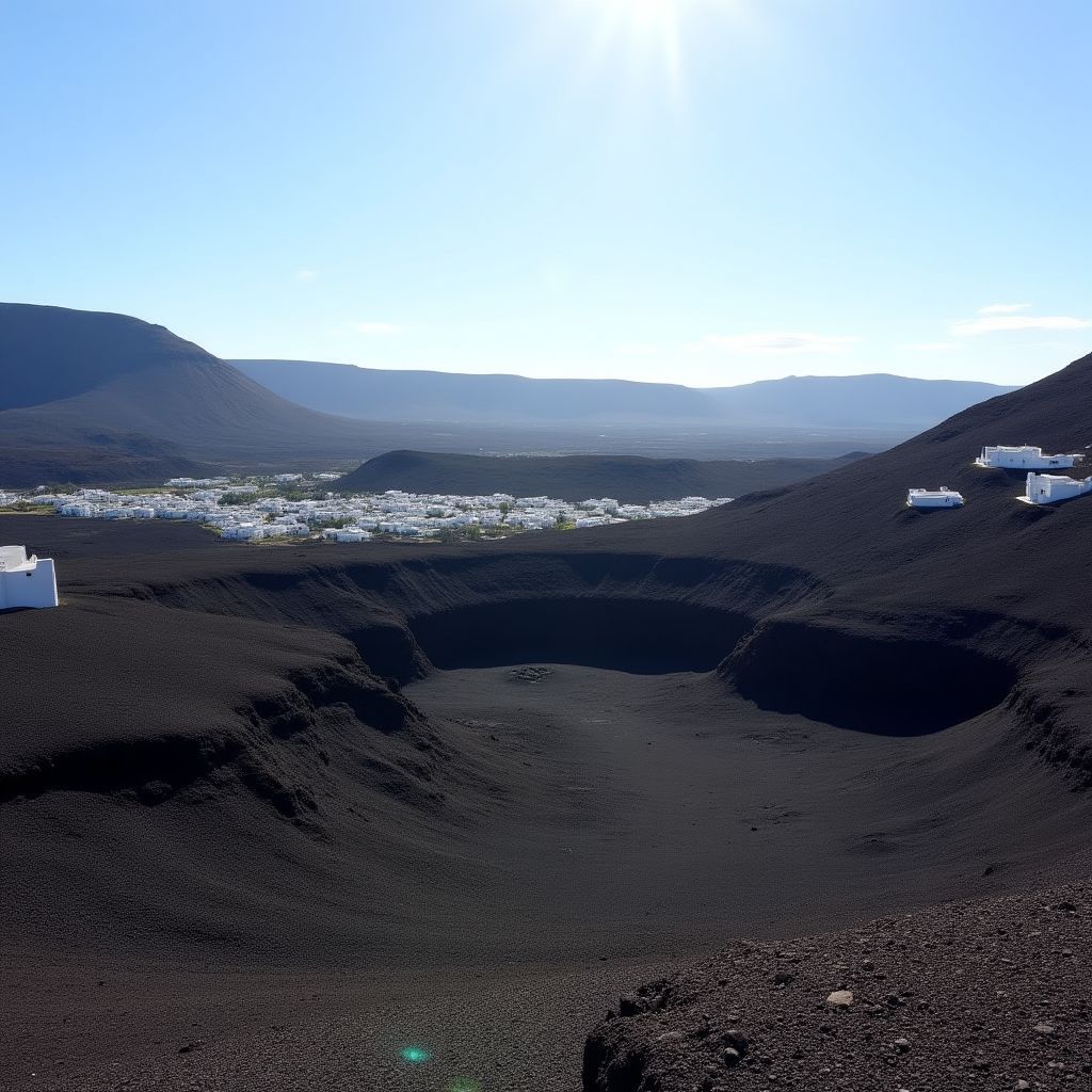 Paisaje volcánico de Lanzarote